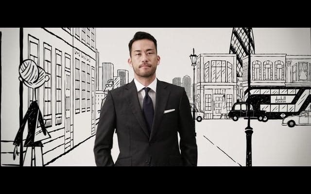 吉田麻也、武藤嘉紀がダンヒルのショートムービーに登場