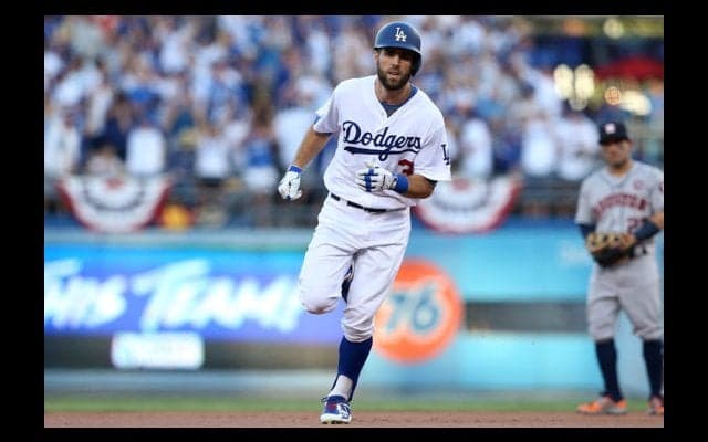 MLBワールドシリーズ開幕、テイラー初球を先頭打者弾でドジャース先制！