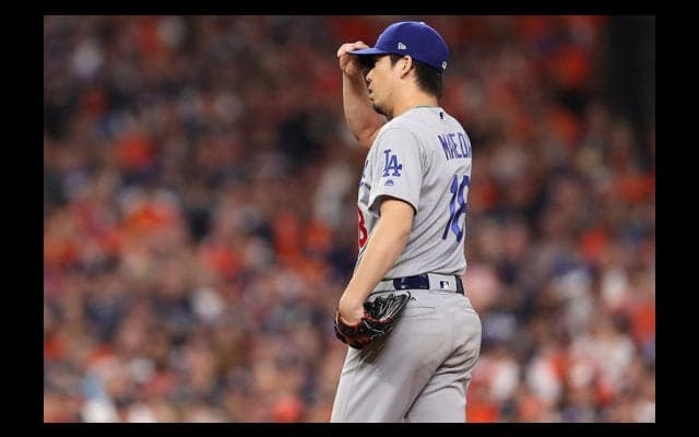 【MLBプレーオフ】前田健太がアルトゥーベに痛恨の同点被弾、先発カーショーの火消し出来ず