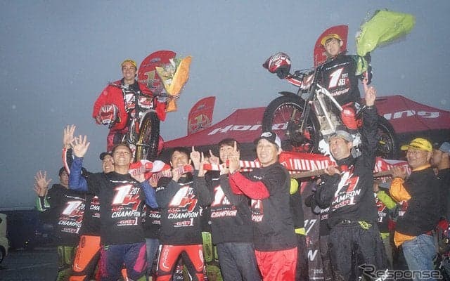 ホンダ 小川友幸、全日本トライアルで5年連続チャンピオン獲得
