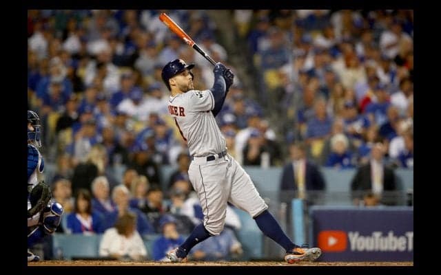 【MLBプレーオフ】世界一王手のアストロズが先制成功、3回にスプリンガーが右翼へ先制ソロ