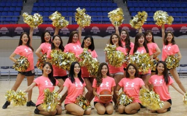 バスケットボール日本代表のオフィシャルチアリーダーズ『AKATSUKI VENUS』が始動！