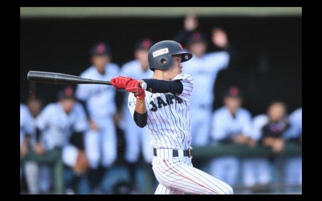 DeNAドラ2の弟・侍U-15代表の神里、“王者”撃破に導く先制打「対応できた」