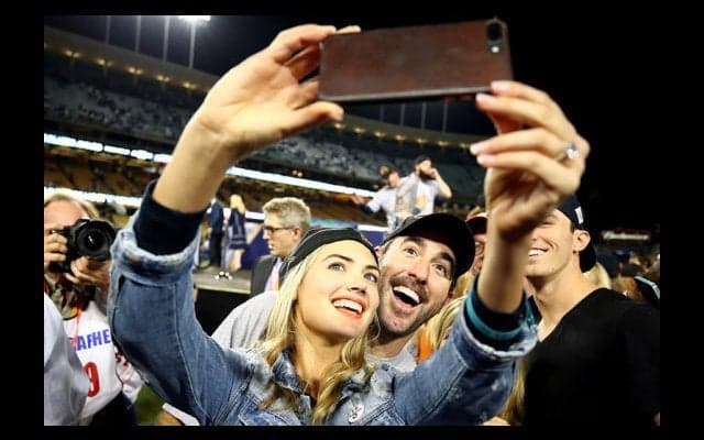 【MLB】WS制覇の立役者バーランダーがアップトンと挙式「もう一つの大勝利」