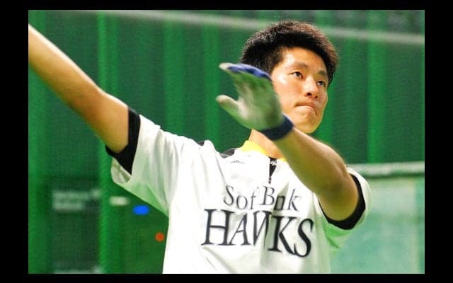 “侍戦士”ホークス上林、「似てると言われていた」稲葉監督から「学べれば」