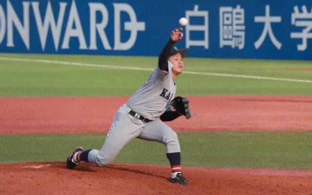 創価大が5回に集中打！侍ジャパンの守護神・阪本大樹は無念も「関西大学に来て本当に良かった」【明治神宮野球大会】