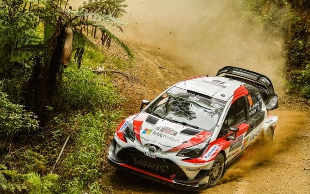 WRC復帰初年度の最終戦に挑むトヨタ勢、ラトバラがシェイクダウン4番手タイムを記録