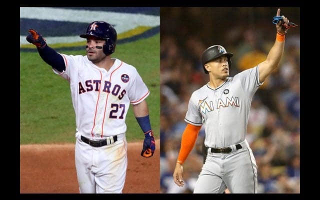 【MLB】59発スタントンが初MVP！　わずか2点差の大接戦で栄冠　アはアルトゥーベ