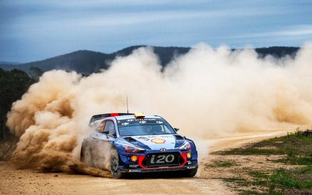 WRCオーストラリア：競技初日を終えてヒュンダイのミケルセンがリード