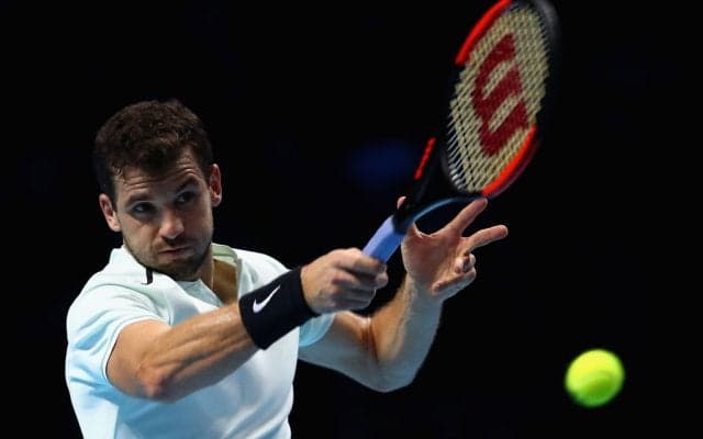 ディミトロフが逆転で決勝進出、世界ランキング3位確定[ATPファイナルズ]