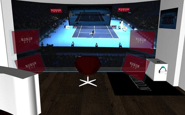 エキシビションマッチ「日清食品ドリームテニスARIAKE」のVR観戦企画を実施…WOWOW