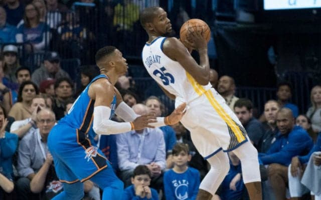 ケビン・デュラントを前に燃えるラッセル・ウェストブルック「大恥をかかせる」