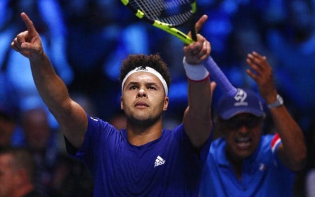 ゴファン、ツォンガ絶好調で初日は1勝1敗のイーブンに[デビスカップ決勝]