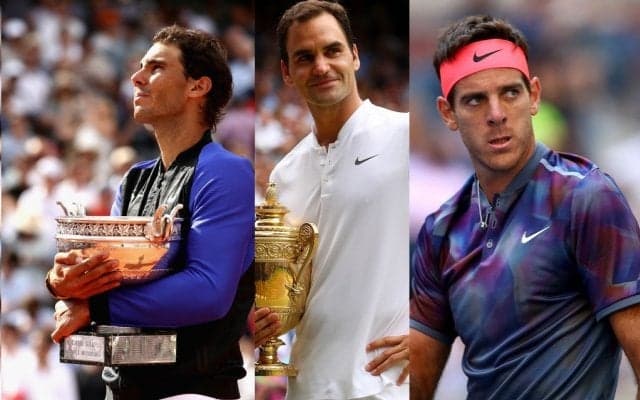 怪我を乗り越え再びテニス界を盛り上げるナダル、フェデラー、デル ポトロ 