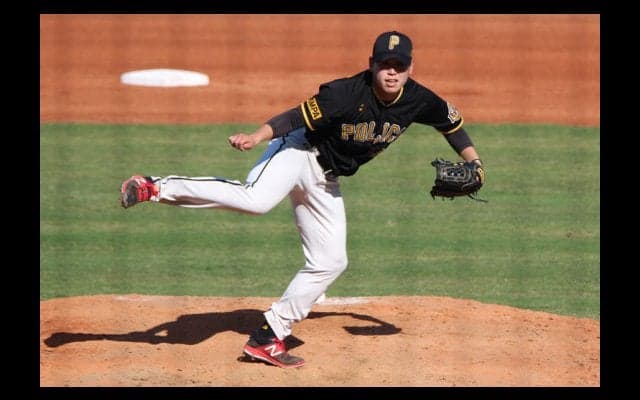 【台湾WL】アジアウインターリーグ参戦のKBOは警察主体!?　胸に輝く「POLICE」の文字