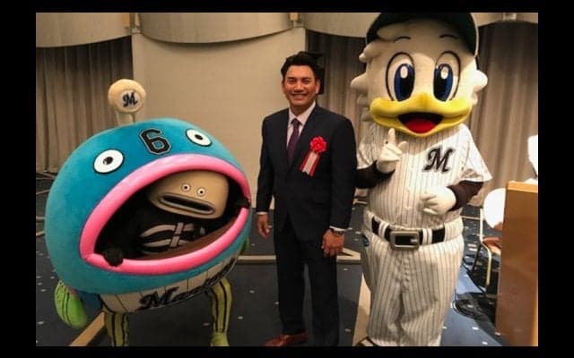 ロッテ「謎の魚」が井口監督と共闘宣言!?　優勝したら「最強の姿を…」