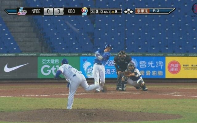 佐野が第4号特大ホームランを放つ！【2017アジアウィンターリーグ台湾 13日目】