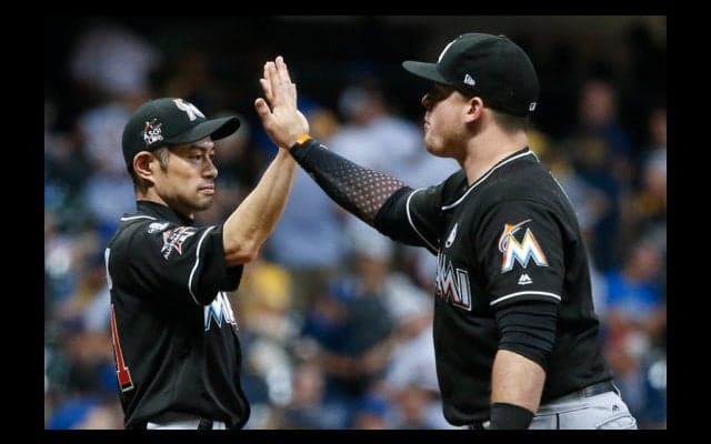 【MLB】イチローとの2ショット公開　元同僚が有言実行の来日「史上最高の名手と…」