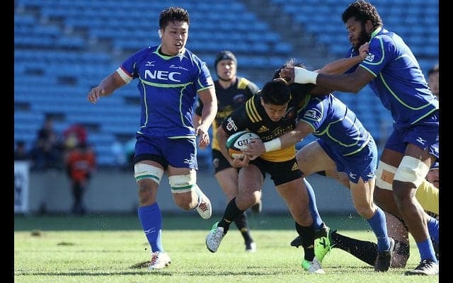  新人ゲーム主将起用のNECは「…を速くさせない」。王者サントリー反省。 