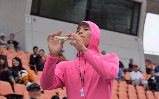 宮城竹千代（朝日大4年）土曜は全身タイツ、でも日曜は先発です～岐阜の大学球界を盛り上げたパフォーマンス男～