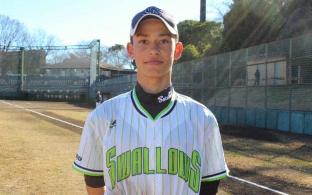 176cmの長身からMAX119km/hのストレートを投じる本格派 ハッブス大起（東京ヤクルトスワローズジュニア）