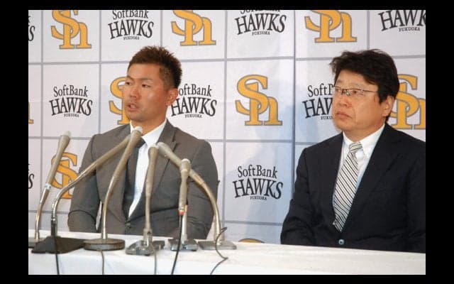 ホークス中村晃は1.6億で更改　“行列”北村弁護士を代理人に、出来高ゲット