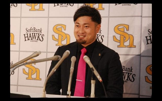 ホークス森、大台突破1.3億円で更改　ライバルは岩嵜「絶対追い越さないと」