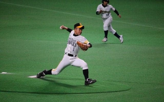 【未来のスター候補】新垣渚監督も太鼓判を押す身体能力 中尾湊（福岡ソフトバンクホークスジュニア）