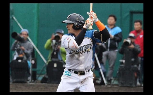 豪WL参加中のハム杉谷、人生初の40度超えに「びっくり」　技あり適時二塁打も