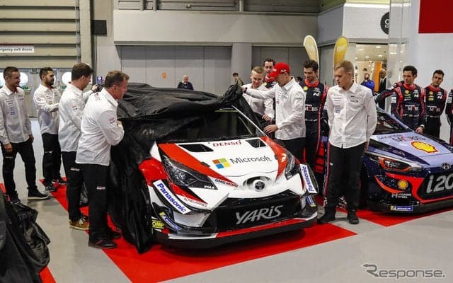 【WRC】トヨタが2018年仕様 ヤリスWRC を公開…主な改良点はフロントの空力と冷却系