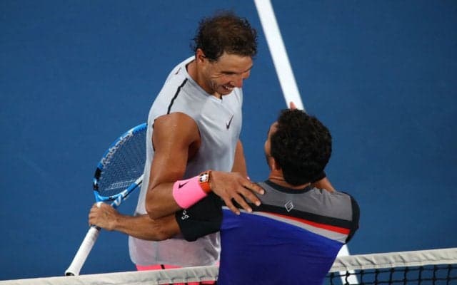 昨年ファイナリスト・ナダルは1回戦は快勝［全豪オープン］