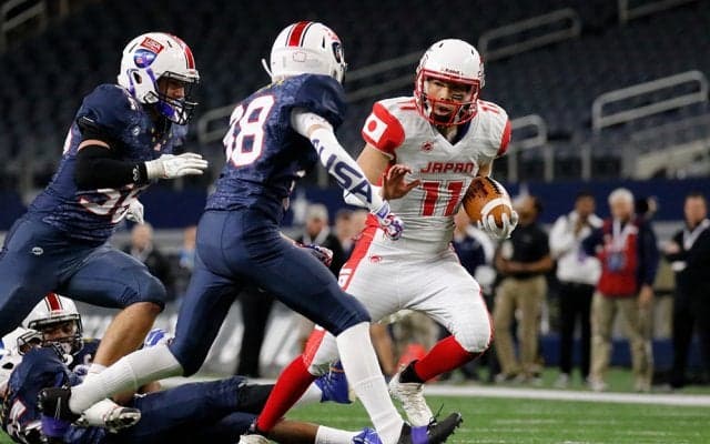 U18日本選抜が米国に快勝MVPはQB平尾（啓明）