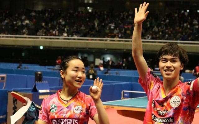 森薗政崇・伊藤美誠ペアが１ゲームも落とさずミックス初優勝【全日本卓球2018】