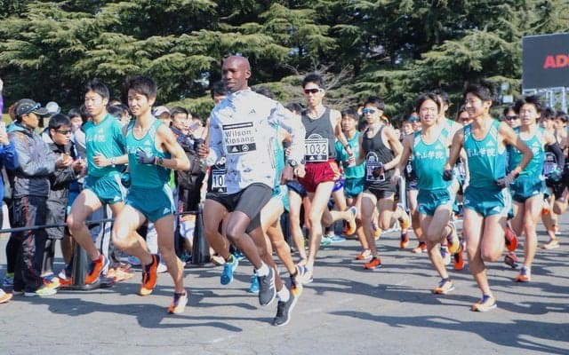 青山学院大、マラソン9勝ウィルソン・キプサングと走り刺激…adizero SPEED SUMMIT