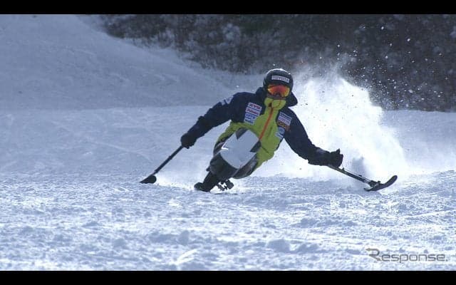 パラリンピックアルペンスキー森井選手、トヨタのエンジニアとチェアスキーを開発［動画］