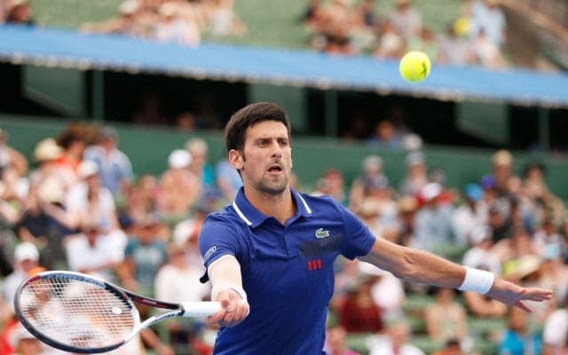 ジョコビッチが右肘の怪我から復帰してティームに圧勝[クーヨン・クラシック]