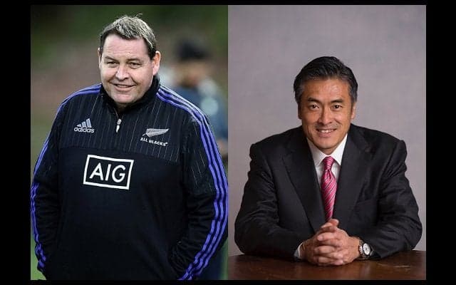  お、今回は王者の指揮官登場。「Connect Rugby to Business」プロジェクト第2弾 