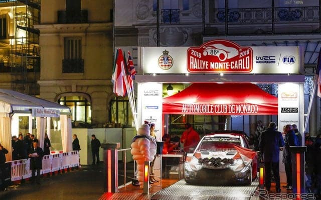 【WRC 第1戦】ラリーモンテカルロがスタート、初日トヨタは4-5-6位…首位はフォードの王者オジェ