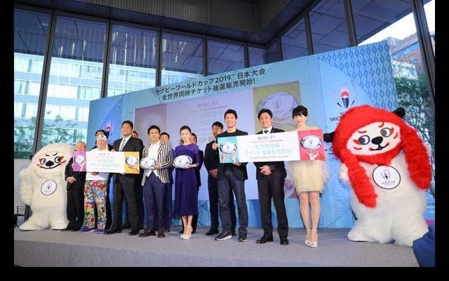  高橋克典、アニマル浜口も吠えた！
～RWC2019チケット全世界同時販売開始記念「FIRST TRY CHANCE キャンペーン」? 