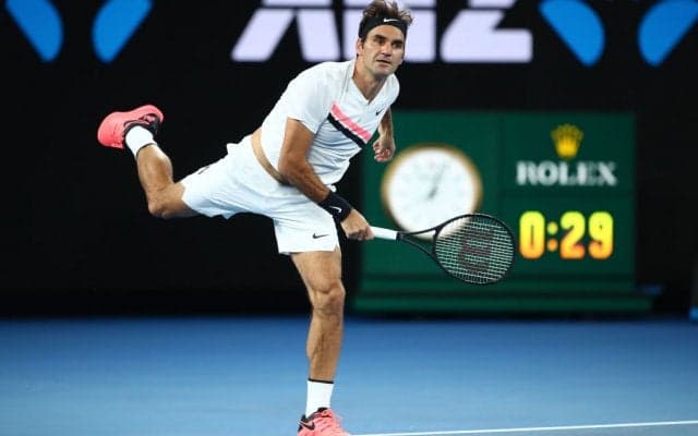 フェデラーが第3セットを取り、全豪2連覇へ王手[全豪オープン]