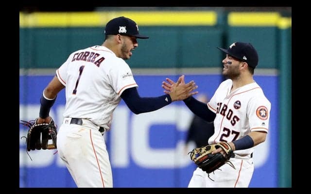 アルトゥーベ＆コレアが断トツ　MLB公式サイト予想　今季最強二遊間コンビ