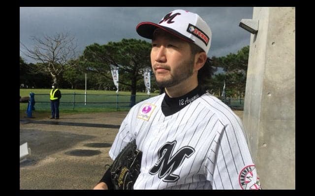 雪辱期すロッテ石川がブルペンで30球　仕上げは「いつもより早めに」