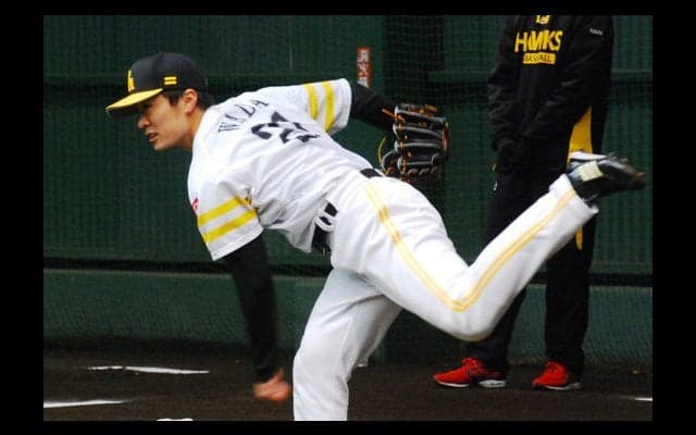 ホークス和田が初日に予定外のブルペン入り「いい球を投げられたと思う」