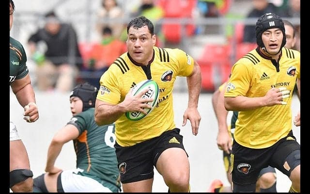  サントリーが傷害事件起こしたジョージ・スミスとの契約解除、退団発表。 