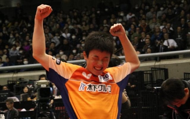 張本が水谷下し最年少優勝【全日本卓球2018】