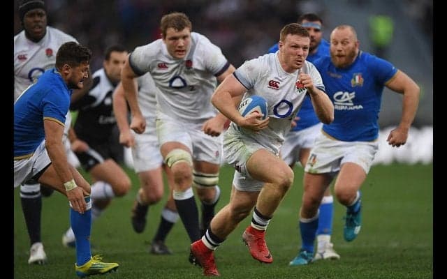  イングランド、前半に健闘を見せたイタリアを突き放し、46－15の快勝。 