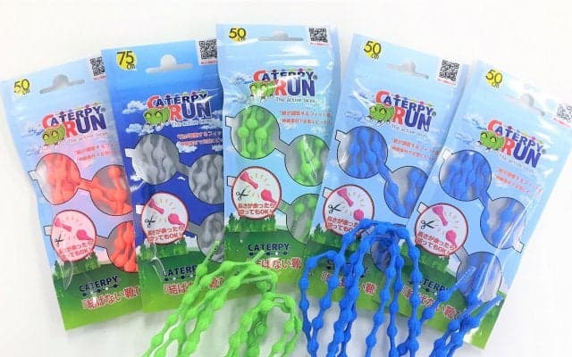 結ばない靴紐！子どものスニーカーやランニングシューズに使いたい「キャタピラン」って？
