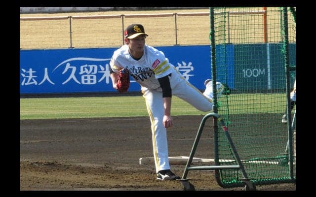 直球のみでA組をねじ伏せた鷹4年目左腕・笠谷「手応えあった」