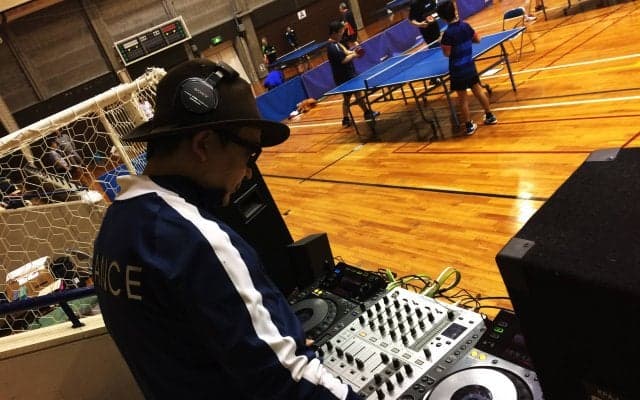 目黒の卓球大会にDJブースが登場  その狙いは?