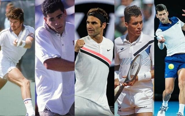 フェデラーにサンプラス、元世界No.1の顔ぶれで見るテニスの歴史